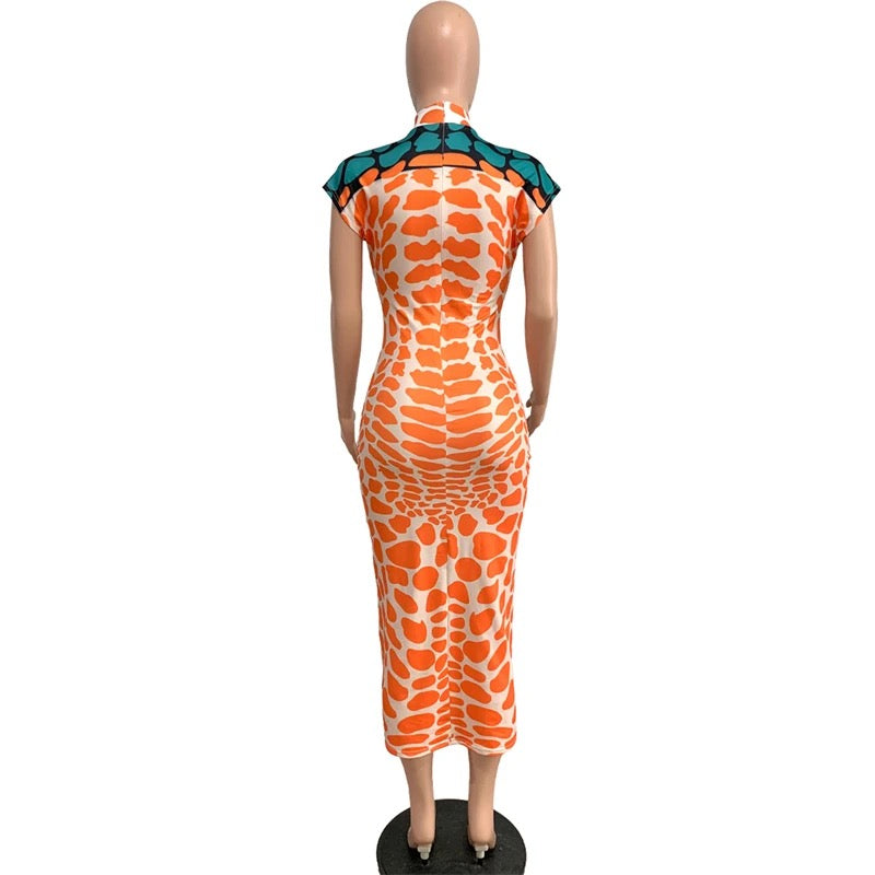 She’s Tribal Midi Dress