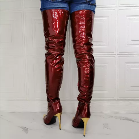 Wine and Dine Thigh High Boots