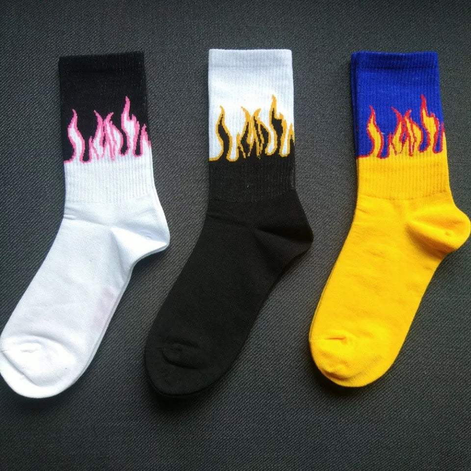 Fire Flamez Socks