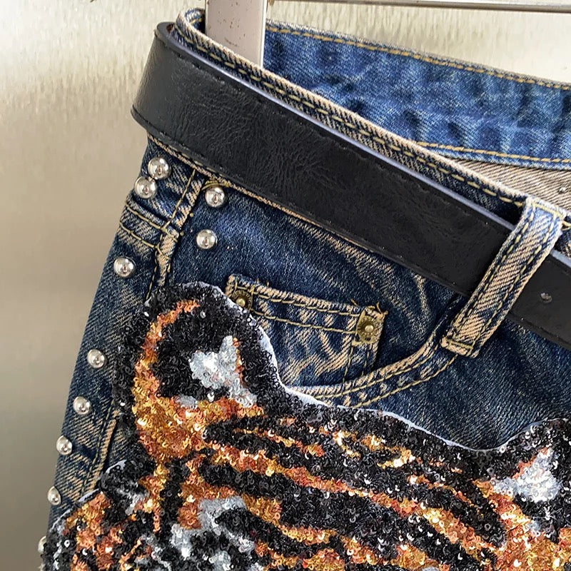 Big T Denim Shorts