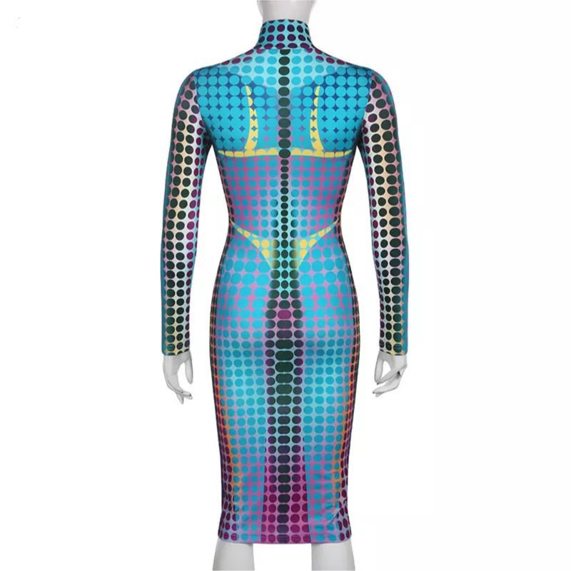 Travel The Future Midi Dress