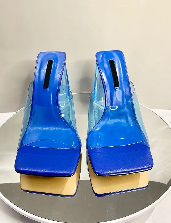 Relly Lucite Mules