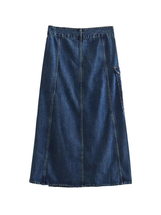 Xaya  Cargo Maxi Skirt