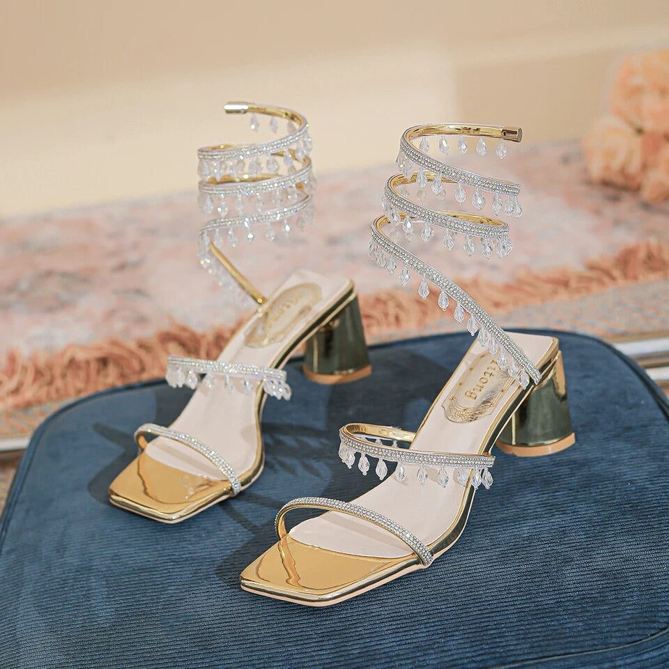 Cindy Wrap Heels