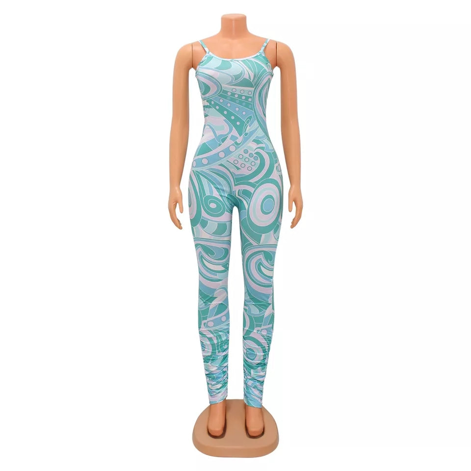 Wavey Jumpsuit Set
