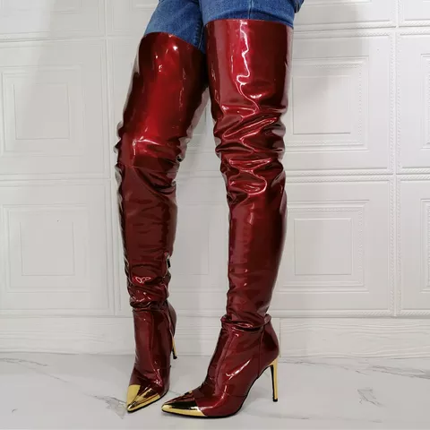 Wine and Dine Thigh High Boots
