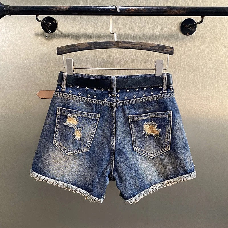 Big T Denim Shorts