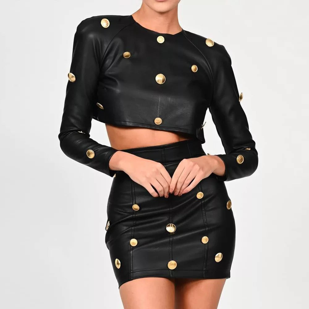 Cardi Skirt Set