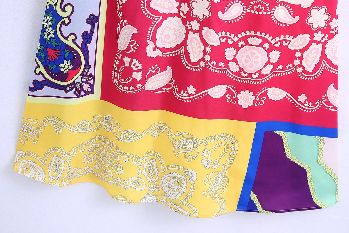 Paisley Midi Dress