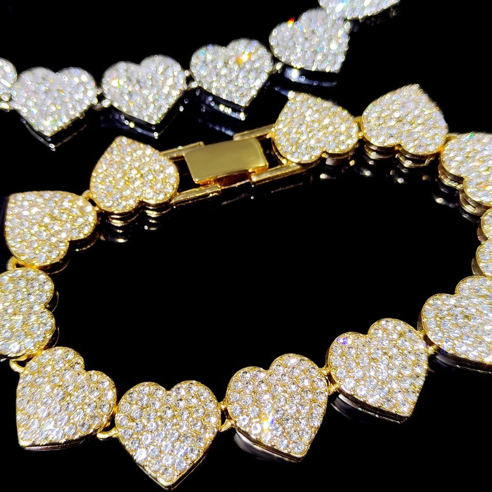 Icy Heart Bracelet