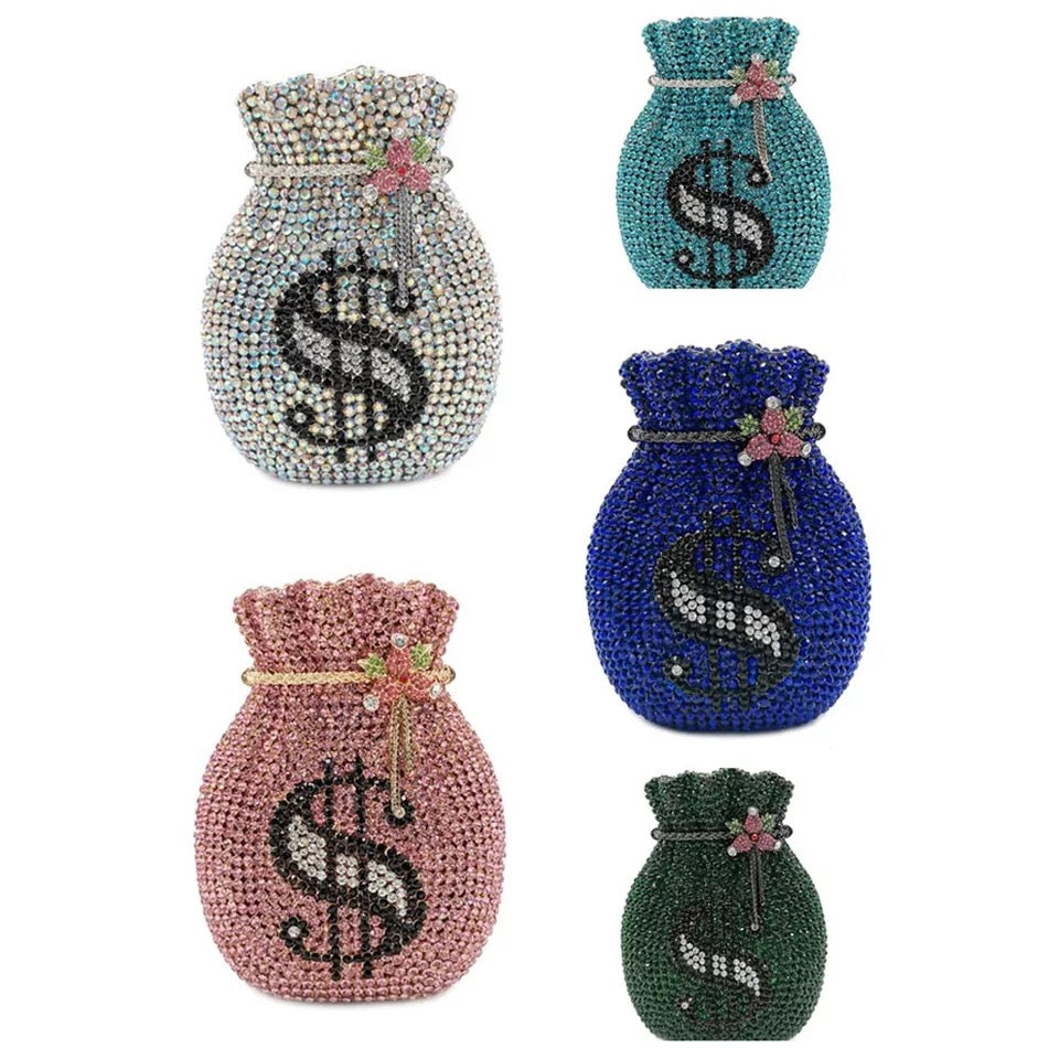 Money Moves Bling Purse