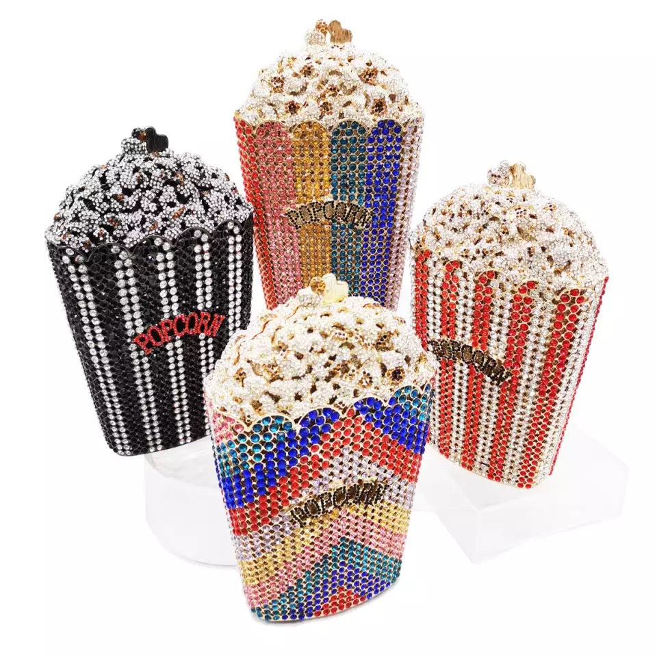 Movie Popcorn Bling Purse