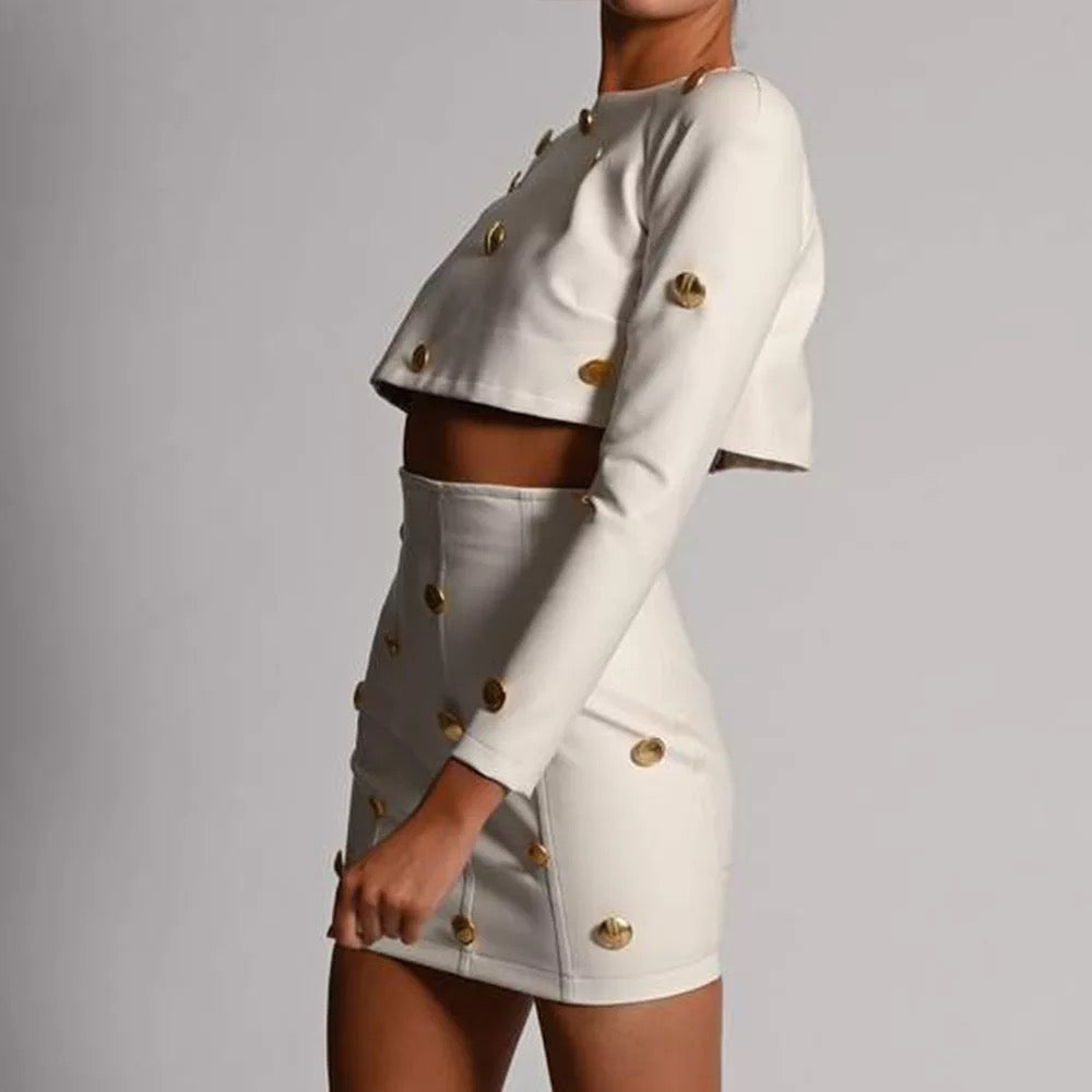 Cardi Skirt Set