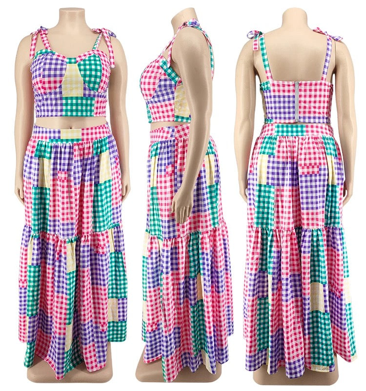 Lady in The Park Skirt Set