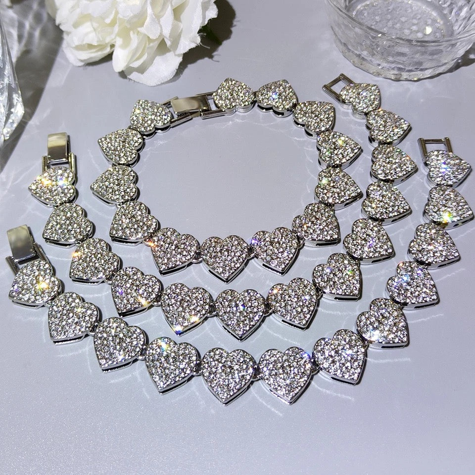 Icy Heart Bracelet