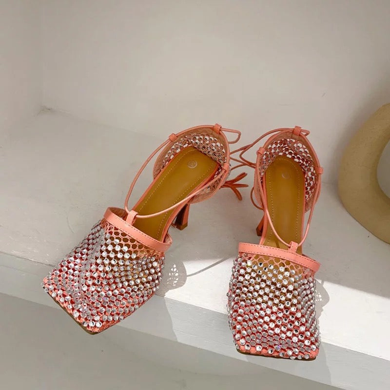 Patty Cake Netted Heels