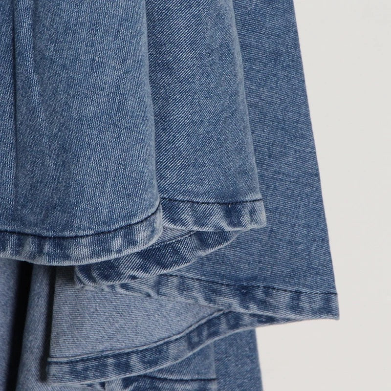 Get Low Denim Skirt