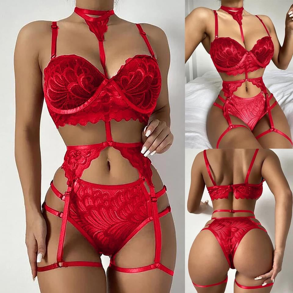 Julissa 3 piece lingerie set