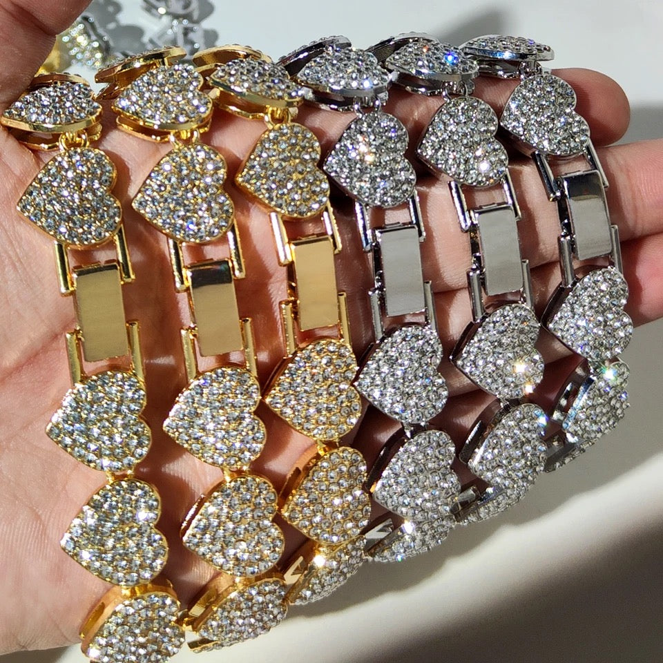 Icy Heart Bracelet