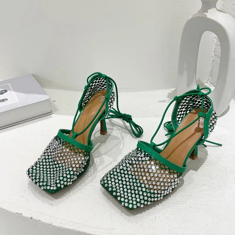 Patty Cake Netted Heels