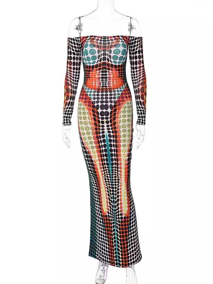 Earth Bodycon Dress