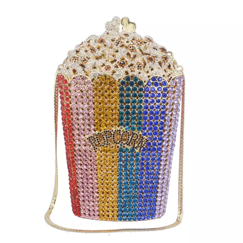 Movie Popcorn Bling Purse