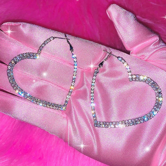 Icy Heart Earrings