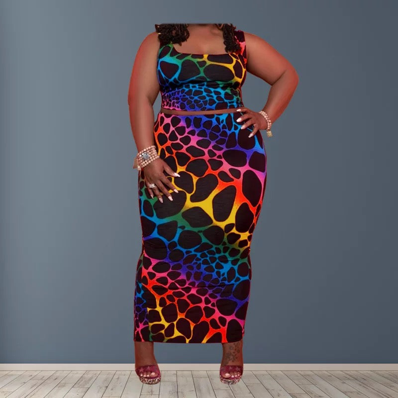 Meow Skirt set