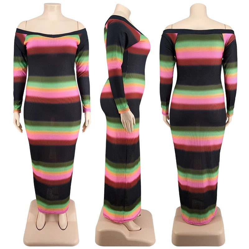 WaterMelon Midi Dress