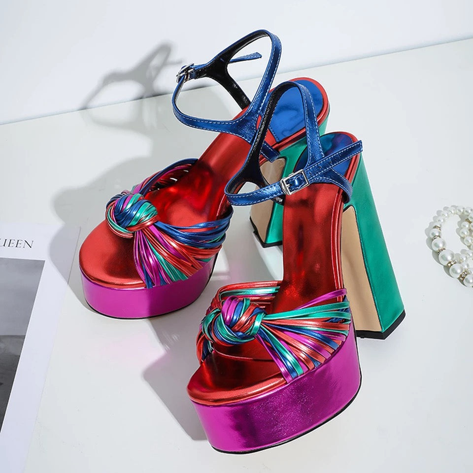 Disco Bae Platform Heels