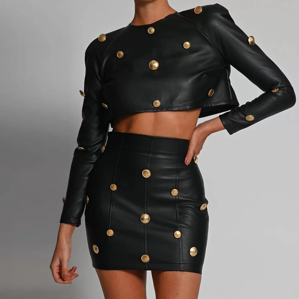 Cardi Skirt Set