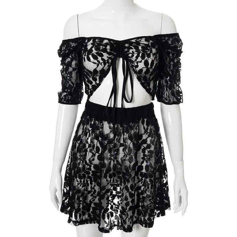 Joseline Lace Cut-Out Dress