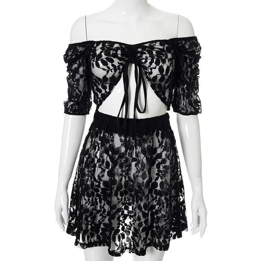 Joseline Lace Cut-Out Dress