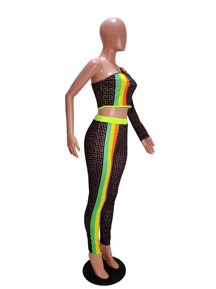 Melanie Crop Top Set
