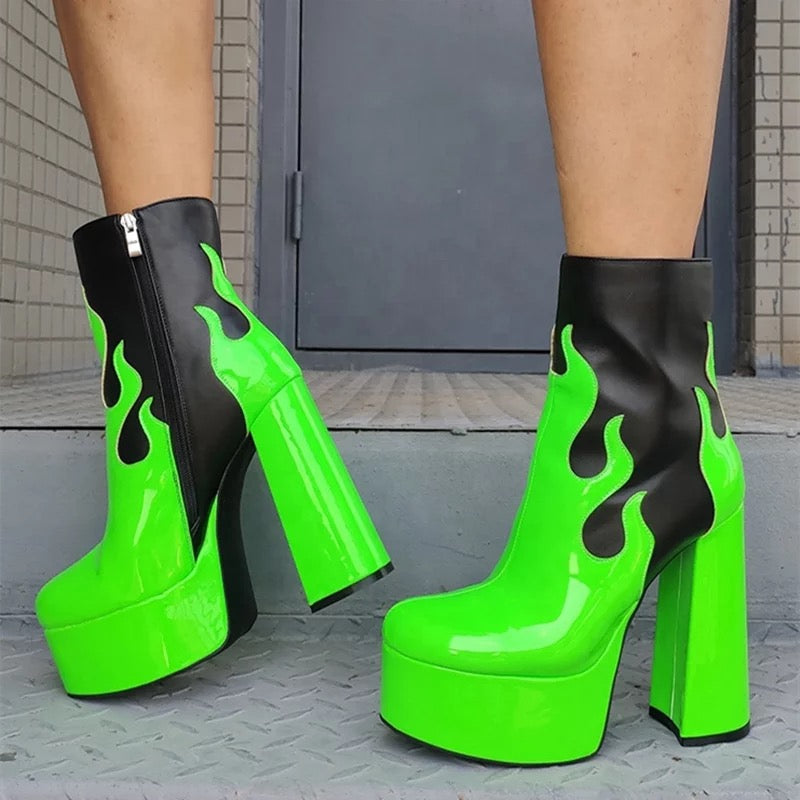 Flaming Desire Booties